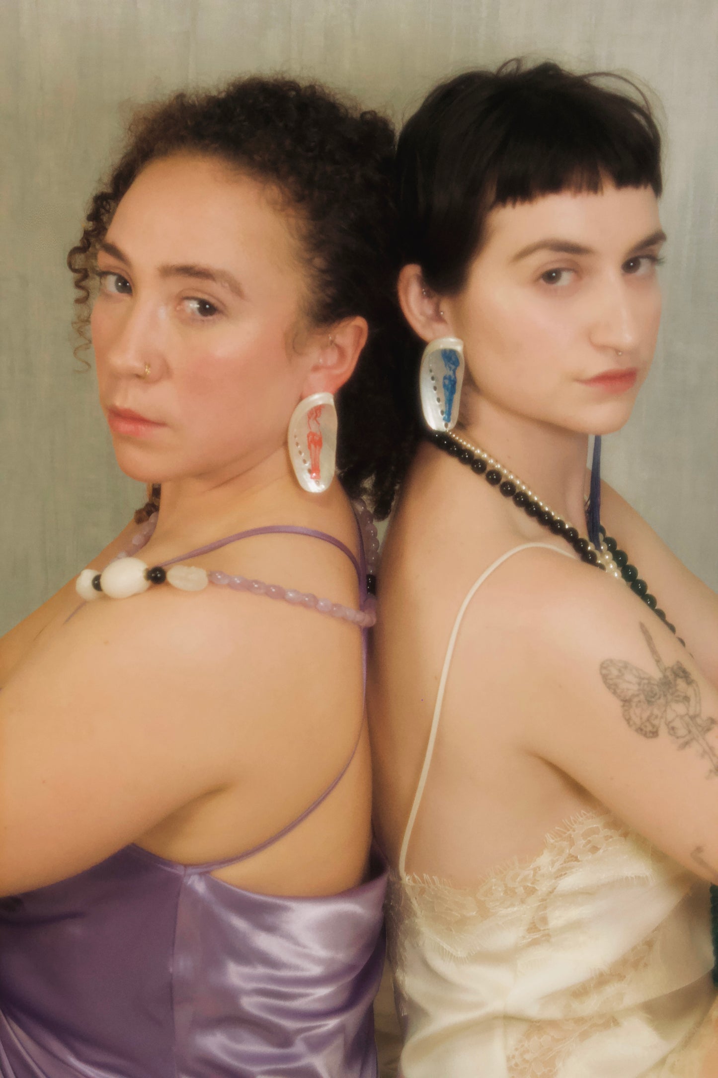 Siren's Gaze Abalone Earrings | Blue